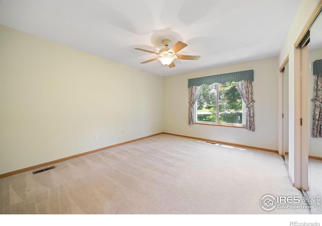 3641 Wild Horse Ct, Loveland, CO 80538 - carpeted empty room with a ceiling fan and baseboards