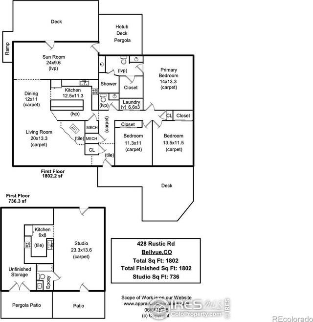 428 Rustic Rd, Bellvue, CO 80512