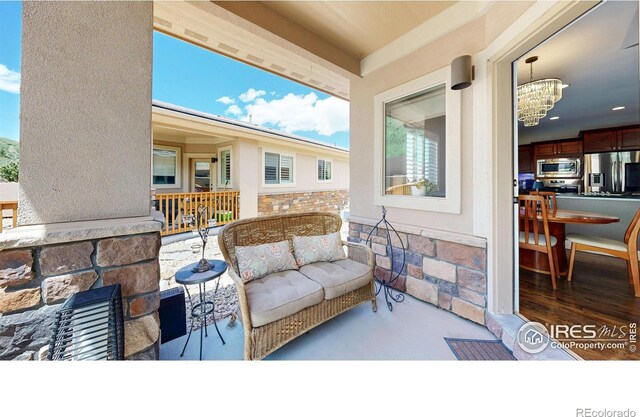 6945 N Fargo Trl, Littleton, CO 80125 - view of patio