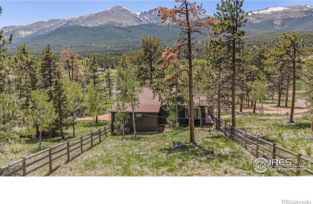 6600 State Highway 7, Estes Park, CO 80517 - view of mountain background with a forest
