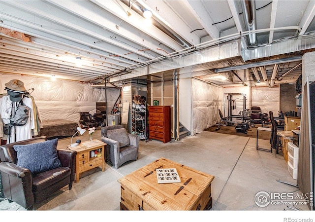 1191 Horsetail Loop, Elizabeth, CO 80107 - view of unfinished basement