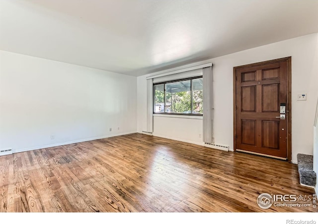 510 S 46th St, Boulder, CO 80305 - foyer with wood finished floors and baseboards