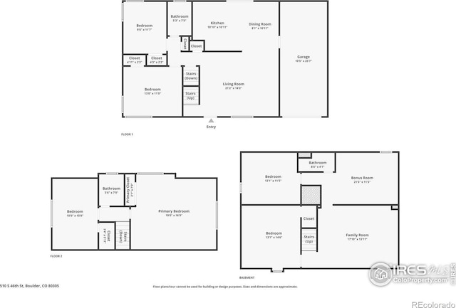 510 S 46th St, Boulder, CO 80305 - room layout