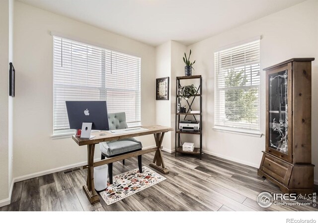 12889 Clearview St, Firestone, CO 80504 - office space with wood finished floors and baseboards