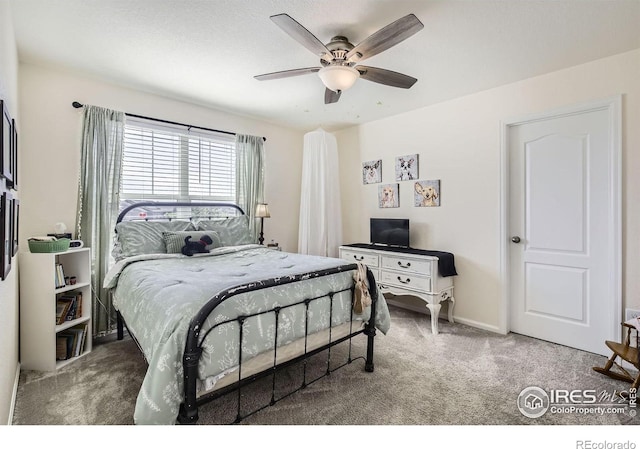 12889 Clearview St, Firestone, CO 80504 - bedroom featuring carpet floors and a ceiling fan