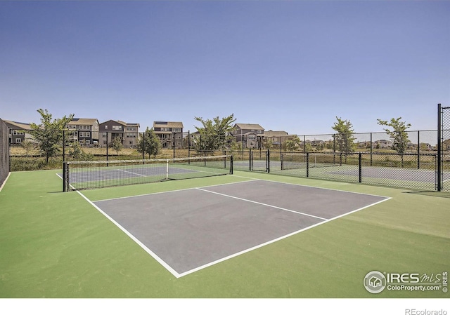 12889 Clearview St, Firestone, CO 80504 - view of tennis court with a residential view and community basketball court
