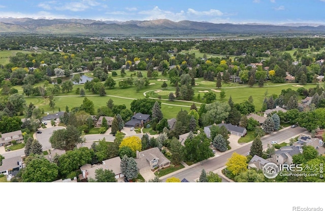 4483 S Meadow Dr, Boulder, CO 80301 - aerial perspective of suburban area with a water and mountain view