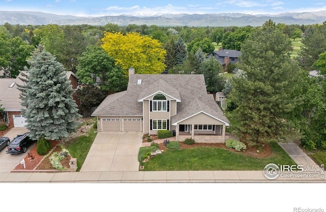 4483 S Meadow Dr, Boulder, CO 80301 - view of subject property with mountains
