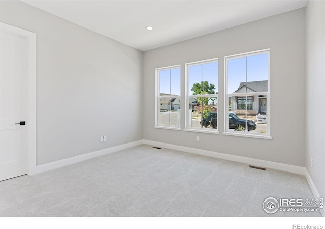 1425 Burt Ave, Berthoud, CO 80513 - unfurnished room with carpet flooring, baseboards, and recessed lighting
