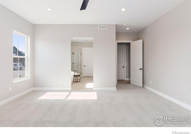 1425 Burt Ave, Berthoud, CO 80513 - unfurnished bedroom with carpet, baseboards, recessed lighting, and a ceiling fan