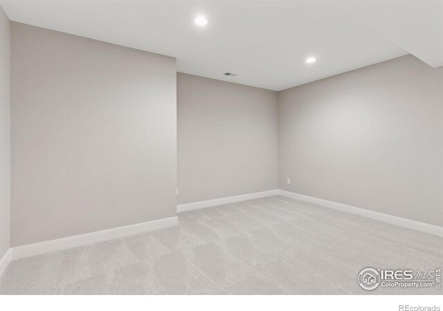 1425 Burt Ave, Berthoud, CO 80513 - carpeted spare room with recessed lighting and baseboards