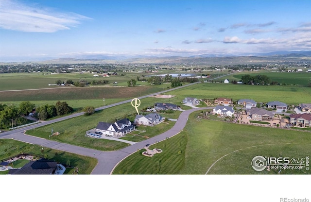 505 Nesting Eagles Way, Berthoud, CO 80513 - aerial perspective of suburban area with mountains