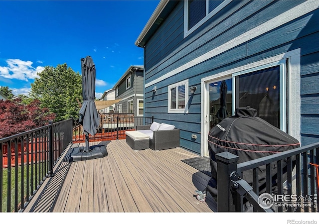 5609 Mount Sanitas Ave, Longmont, CO 80503 - view of wooden terrace