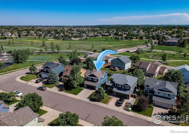 5609 Mount Sanitas Ave, Longmont, CO 80503 - aerial perspective of suburban area