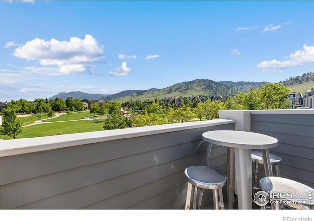 555 Laramie Blvd, Boulder, CO 80304 - balcony featuring a mountain view