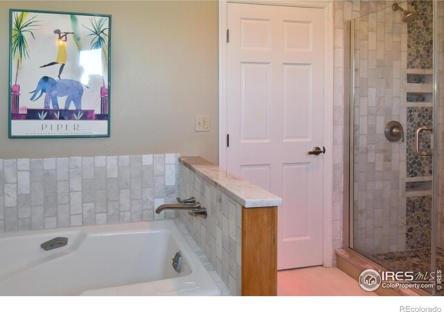 1960 Colard Ln, Lyons, CO 80540 - bathroom featuring a shower stall and a garden tub