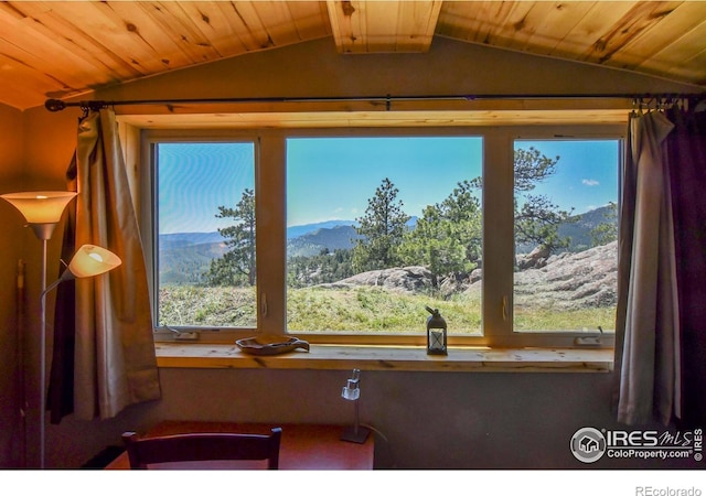 1960 Colard Ln, Lyons, CO 80540 - detailed view of mountains and wood ceiling
