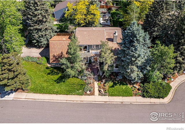 3490 16th St, Boulder, CO 80304 - aerial view of property and surrounding area