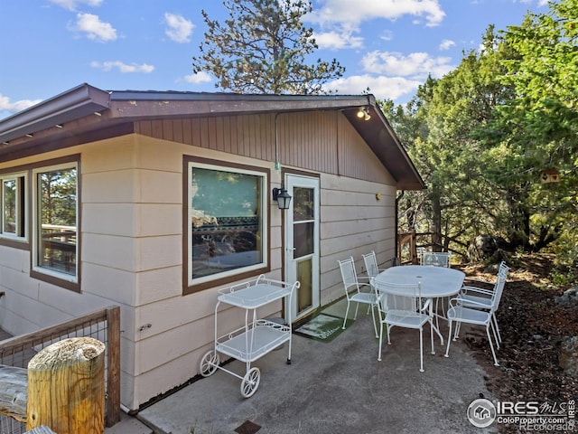 621 Landers St, Estes Park, CO 80517 - view of patio with outdoor dining area