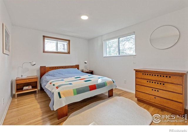 3635 Buckeye Ct, Boulder, CO 80304 - bedroom featuring light wood-type flooring and baseboards