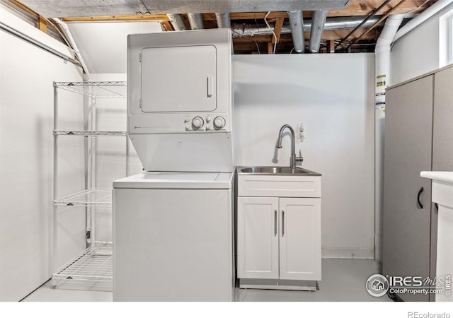 3635 Buckeye Ct, Boulder, CO 80304 - laundry area featuring stacked washer and clothes dryer