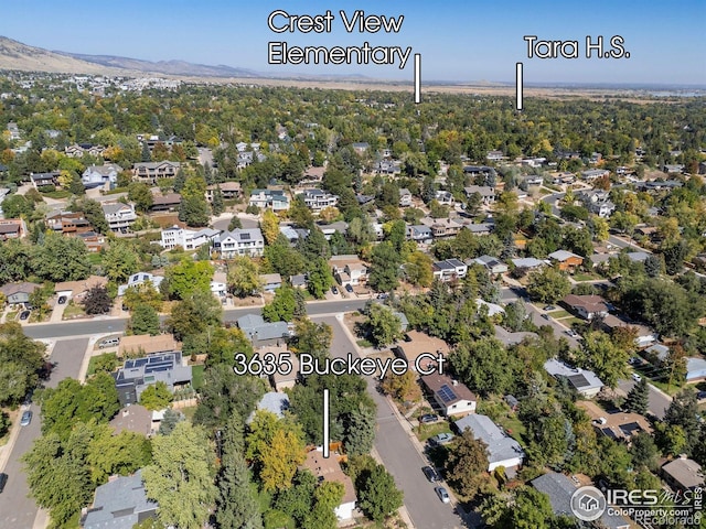 3635 Buckeye Ct, Boulder, CO 80304 - aerial view of property's location