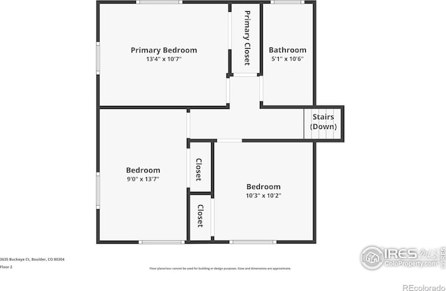 3635 Buckeye Ct, Boulder, CO 80304 - view of home floor plan