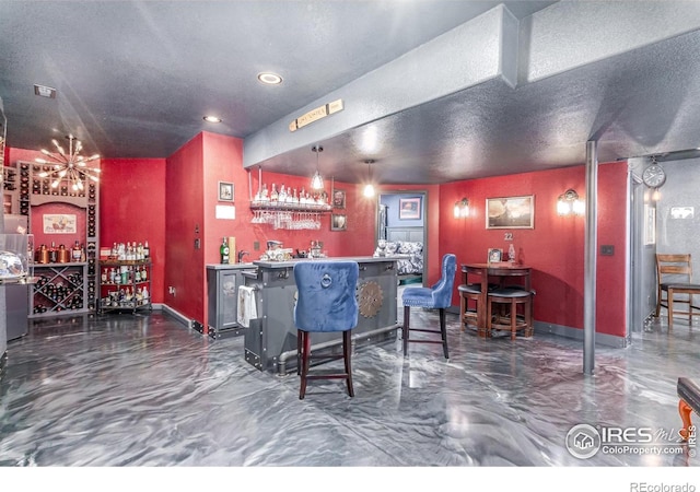 1451 Red Fox Cir, Severance, CO 80550 - community bar area featuring decorative light fixtures and recessed lighting