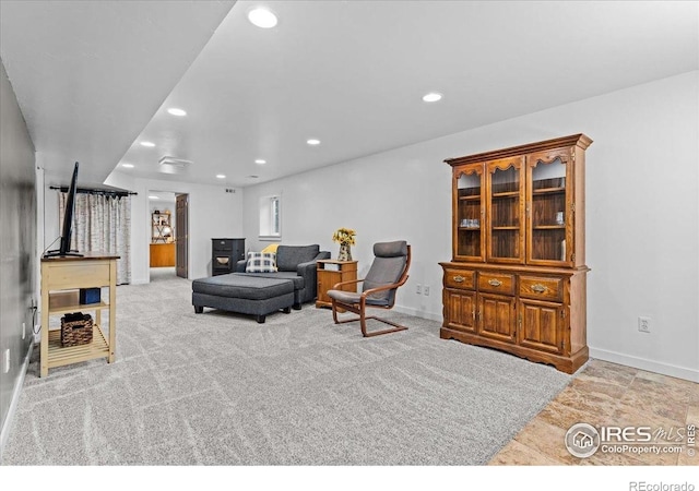 110 50th Ave, Greeley, CO 80634 - living area with recessed lighting and baseboards
