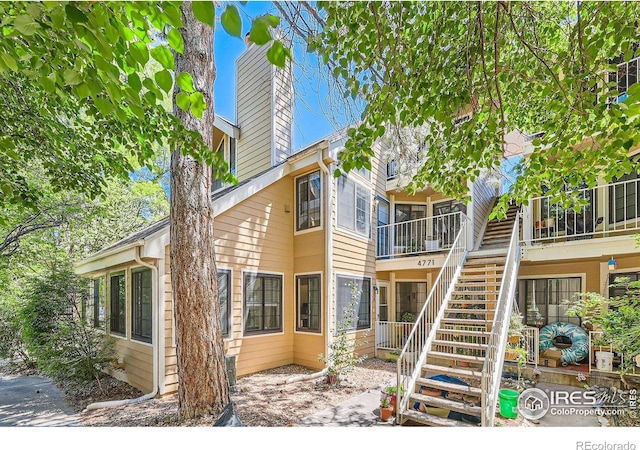 4771 White Rock Cir Unit B, Boulder, CO 80301 - view of property featuring stairs