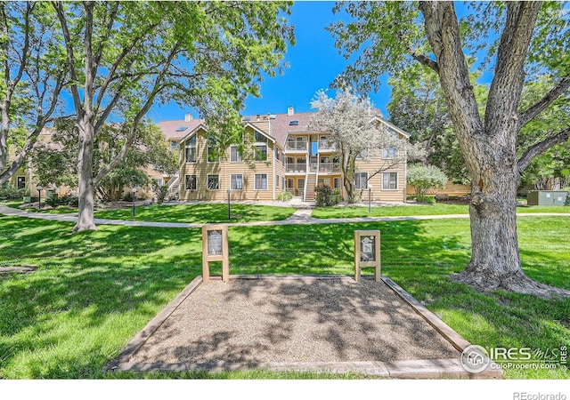 4771 White Rock Cir Unit B, Boulder, CO 80301 - view of front facade with a front lawn