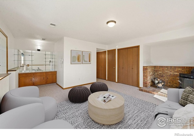 4222 W 22nd Street Rd, Greeley, CO 80634 - living room featuring light colored carpet and baseboards