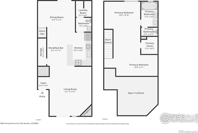 1200 Yarmouth Ave Unit 237, Boulder, CO 80304 - view of room layout