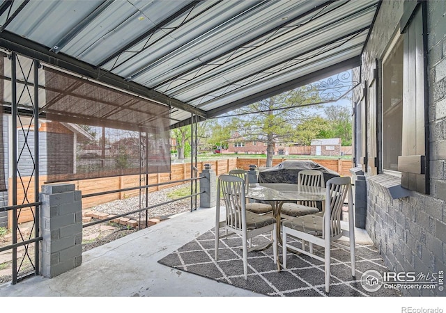 4009 W 52nd Ave, Denver, CO 80212 - view of patio / terrace with an exterior structure and an outbuilding