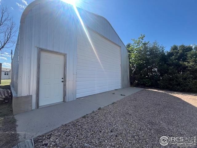 205-207 W 3rd Ave, Wiggins, CO 80654 - view of detached garage