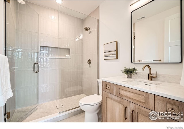 1126 W Enclave Cir, Louisville, CO 80027 - bathroom featuring vanity and a shower stall