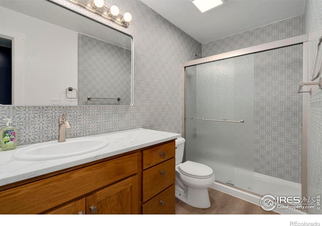 512 E Monroe Dr Unit 329, Fort Collins, CO 80525 - bathroom featuring vanity and a stall shower