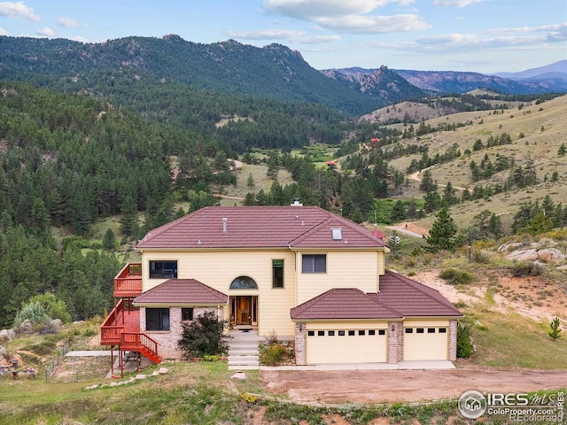 366 N Rim Rd, Livermore, CO 80536 - view of mountain background featuring a forest