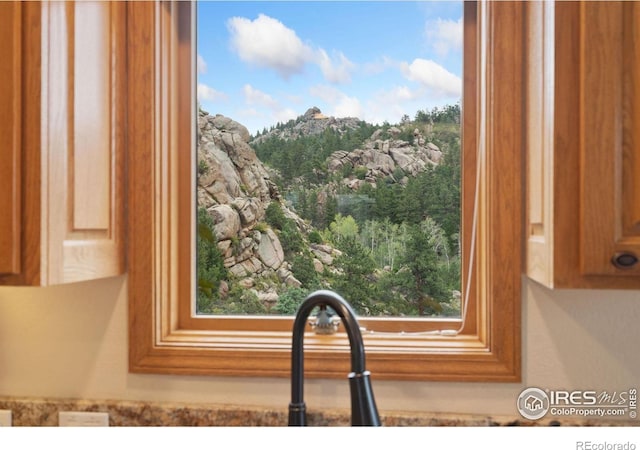 366 N Rim Rd, Livermore, CO 80536 - kitchen view of mountains