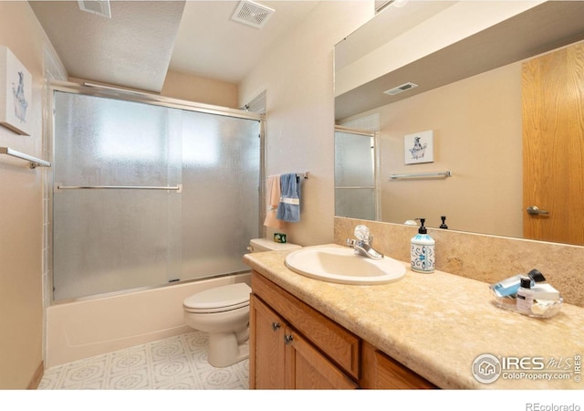 366 N Rim Rd, Livermore, CO 80536 - full bathroom with vanity and combined bath / shower with glass door