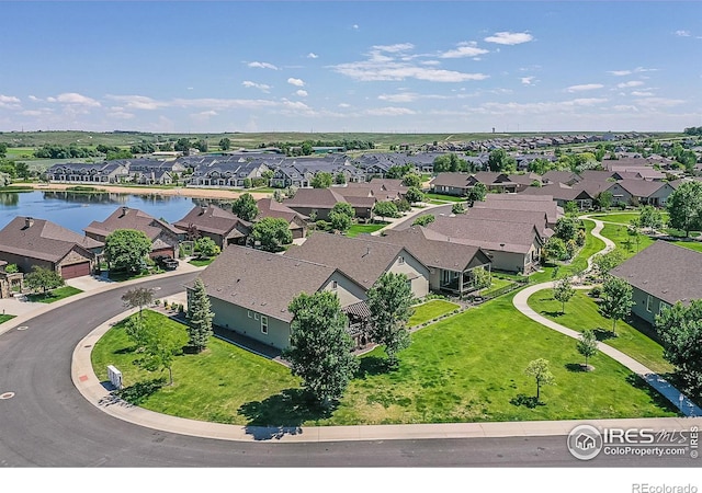 2050 Vineyard Dr, Windsor, CO 80550 - aerial perspective of suburban area featuring a nearby body of water