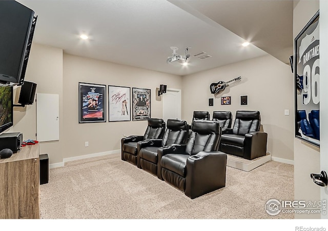 2050 Vineyard Dr, Windsor, CO 80550 - carpeted cinema room featuring baseboards