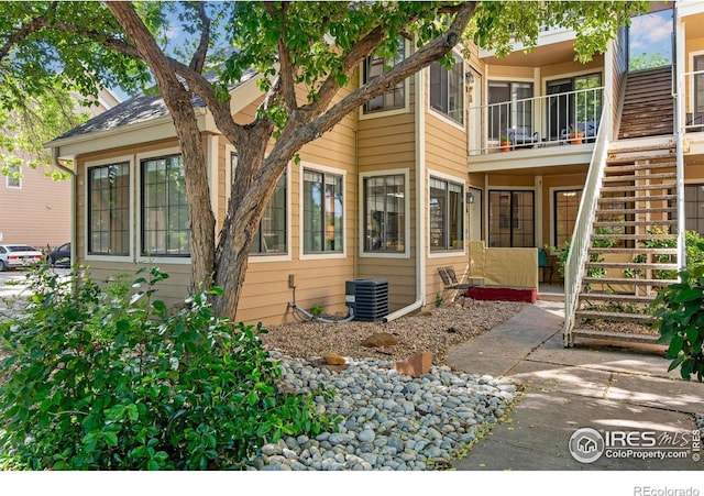 4763 White Rock Cir Unit A, Boulder, CO 80301 - back of house with stairway