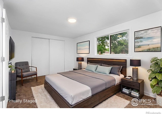 1111 Wabash St, Denver, CO 80220 - bedroom featuring a closet and carpet flooring