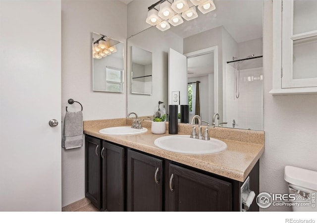 1667 Reliance Cir, Superior, CO 80027 - bathroom with double vanity and a shower