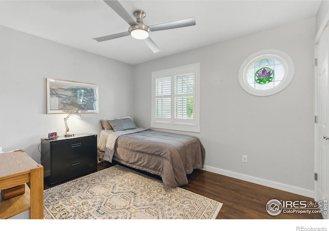 4255 Westshore Way Unit B4, Fort Collins, CO 80525 - bedroom featuring wood finished floors and a ceiling fan