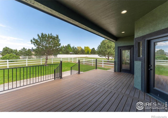 5217 Dry Creek Rd, Evans, CO 80634 - view of deck