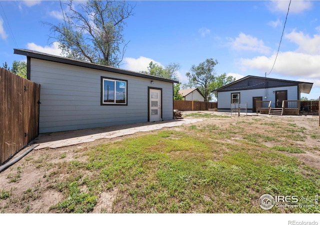 556 Lincoln Ave, Nunn, CO 80648 - rear view of house