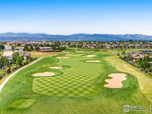 8383 Castaway Dr, Windsor, CO 80528 - view of community with a residential view, a mountain view, and golf course view