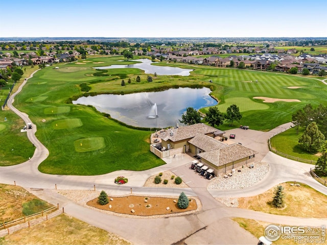 8383 Castaway Dr, Windsor, CO 80528 - aerial perspective of suburban area featuring a large body of water and a local golf course
